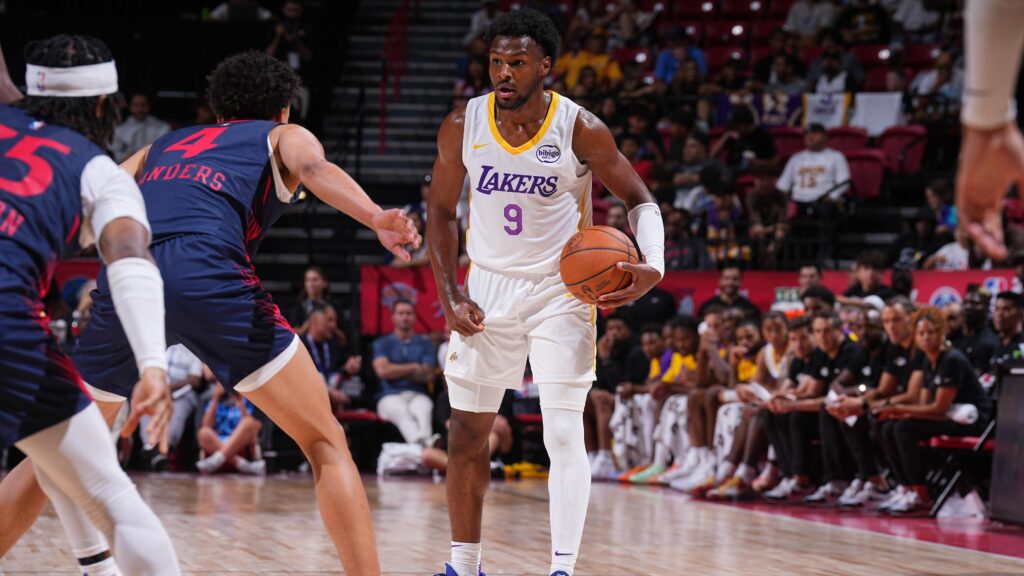 Lakers' Bronny James Plays Golf Mic'd Up on Video Before 2025-26 NBA Season