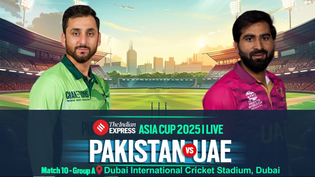 Pakistan vs United Arab Emirates Live Score, Asia Cup 2025: Follow live action from Match 10 in Dubai.