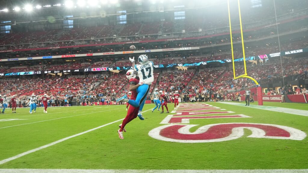 Panthers' Xavier Legette is 1st WR to ever record this gruesome stat