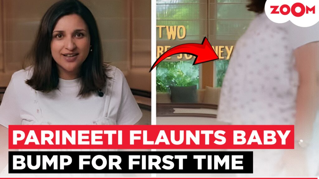 Parineeti Chopra Flaunts Her Pregnancy Glow, Shows Off Baby Bump For The First Time | Bollywood News