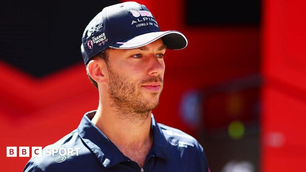 Alpine driver Pierre Gasly
