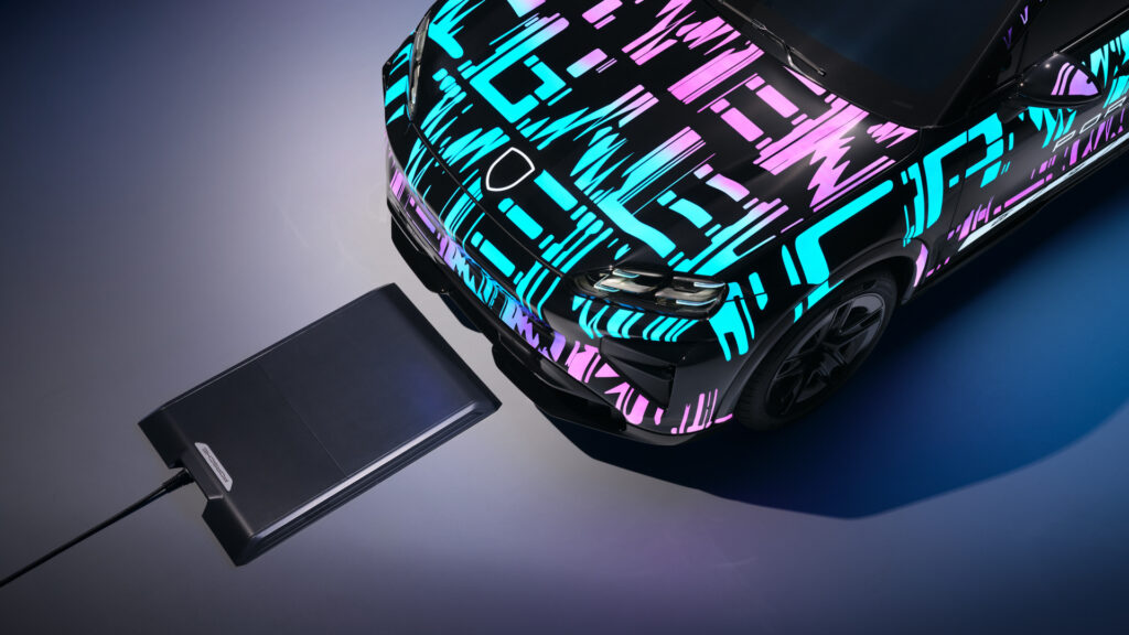 Porsche Cayenne EV wireless charger