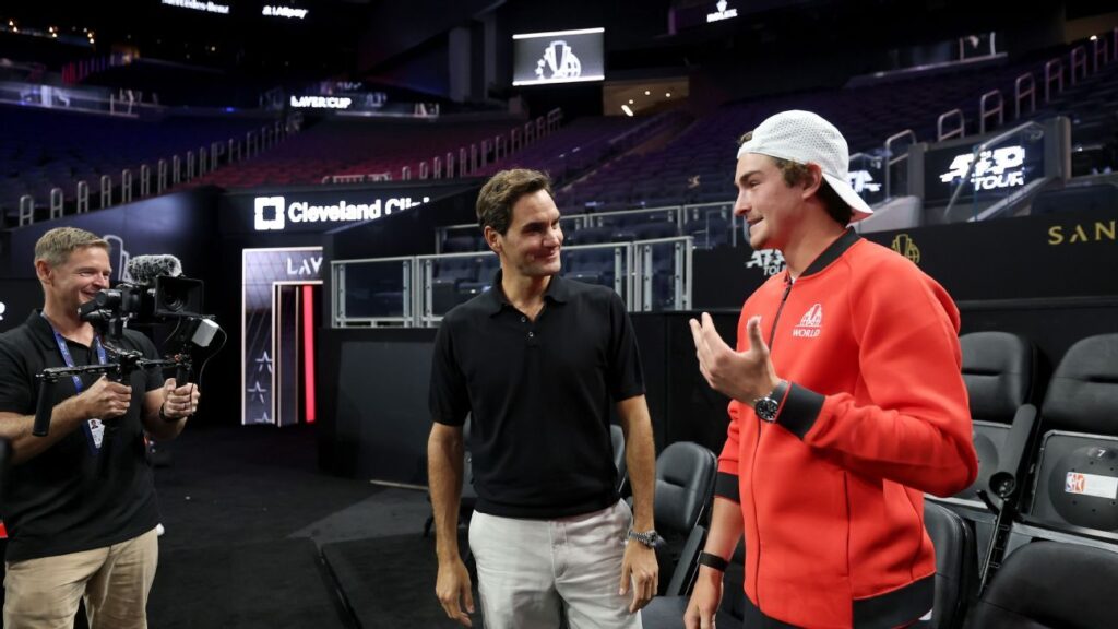 Roger Federer thrilled to see Laver Cup at Chase Center court