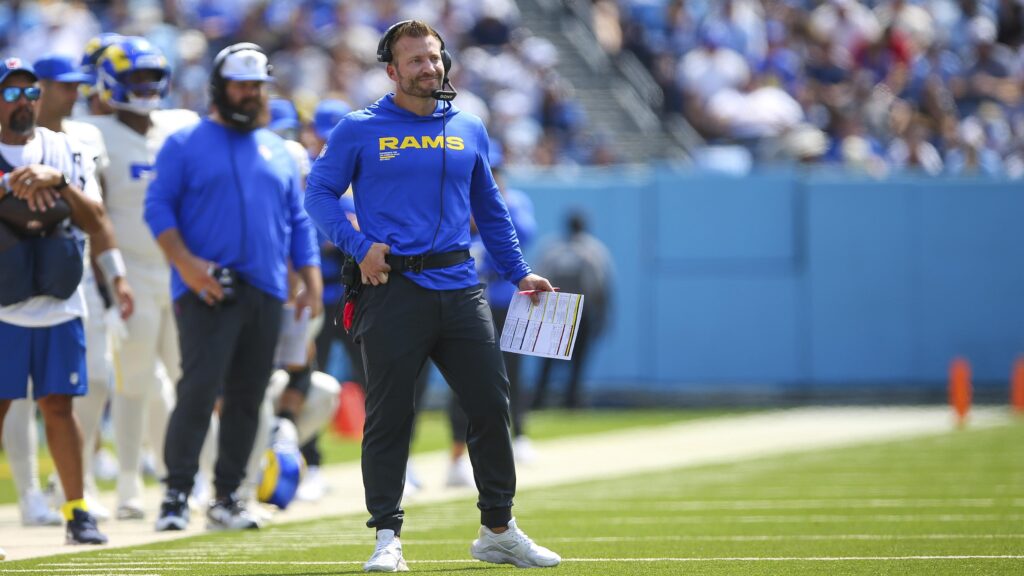 Sean McVay Tore Plantar Fascia During Rams-Titans, Suffered Injury Calling Timeout