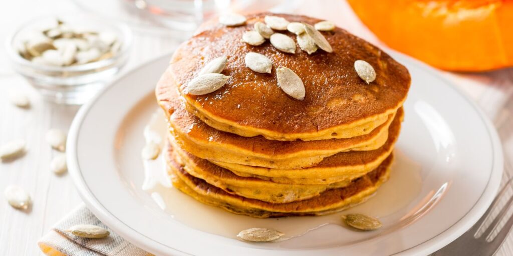 These High-Protein Pumpkin Pancakes Are the Perfect Fall Breakfast