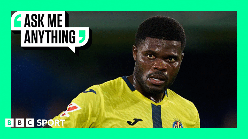Thomas Partey in action for Villarreal