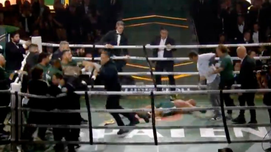 UFC legend brutally knocked unconscious in post-fight melee