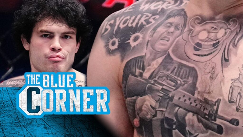 UFC signee Tommy McMillen explains huge 'Scarface' tattoo