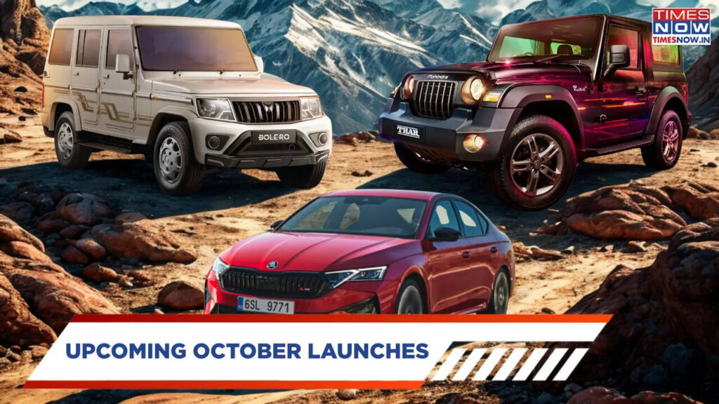 Upcoming Car Launches In October: Bolero Facelift, New Thar, Octavia RS And More | Car News