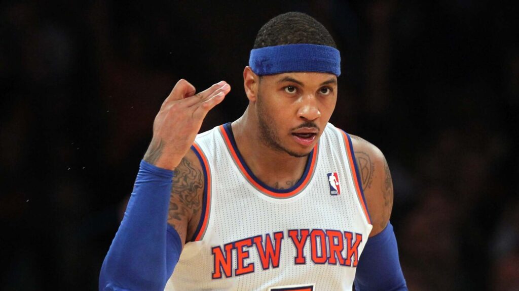 Watch Carmelo Anthony get inducted into the Hall of Fame, 'The dogs is barking'