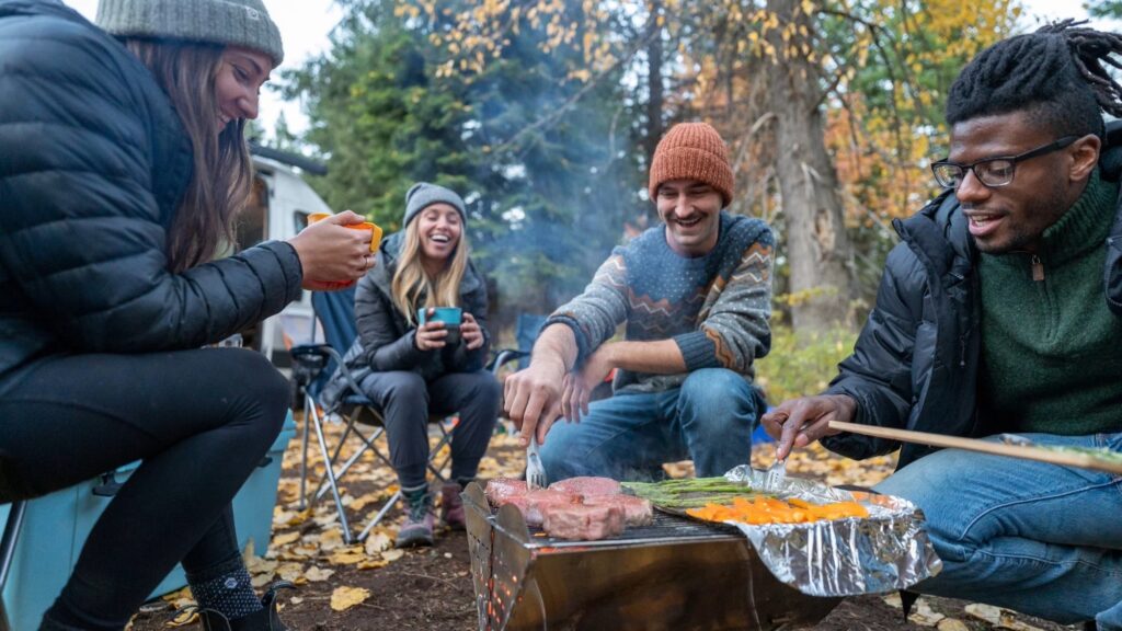 fall camping