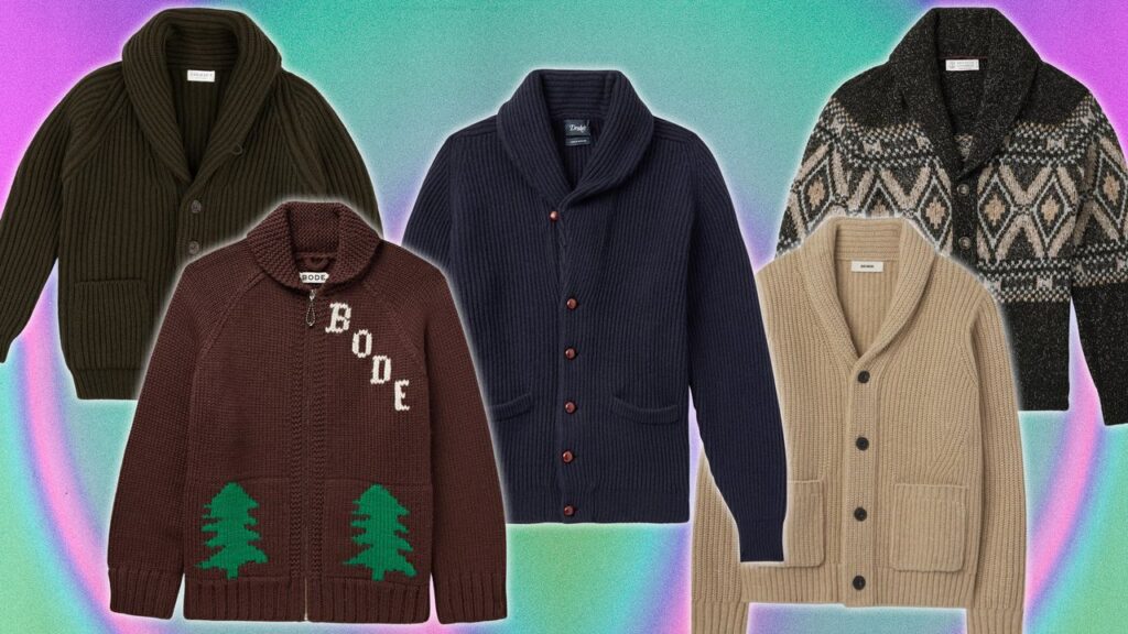 17 Best Men's Shawl Cardigans, According to Style Editors