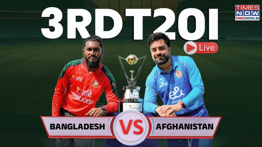 Afghanistan vs Bangladesh Live Score, 3rd T20I: Afghanistan 61/3 After 8 Overs