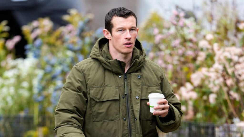 Callum Turner’s Cool Winter Jacket Probably Listens to Oasis