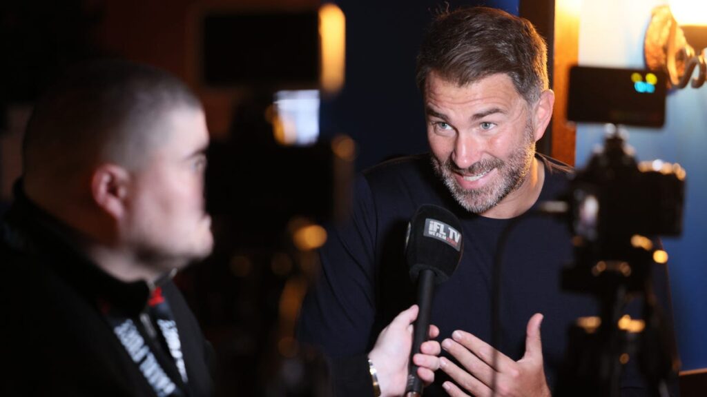 Eddie Hearn critical of UFC fighter pay, TKO's push to change boxing