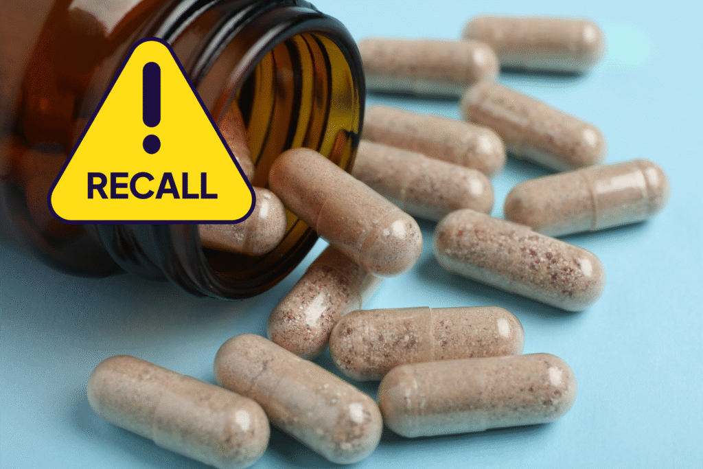 FDA Announces Nationwide Recall of Bladder Control Supplements After Testing Finds E. Coli