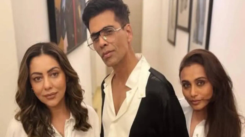 Karan Johar Poses With Rani Mukerji, Gauri Khan; Calls Them 'Favourite Girls' | Bollywood