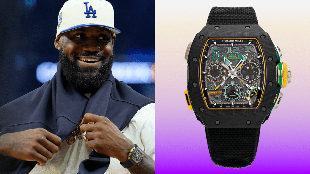 LeBron James Stunted Courtside In His Signature Richard Mille