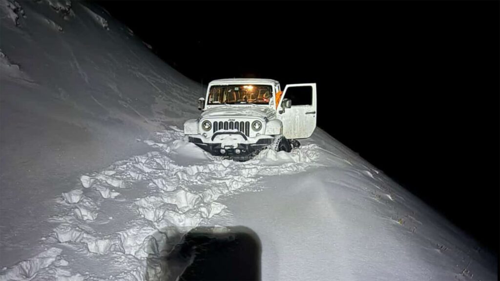 Look at this Jeep Stuck on a Mountainside in Colorado Frederick Dreier