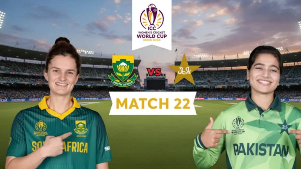 PAK-W 31/2 (6.3) vs SA-W | Pakistan vs South Africa Live Score Women's World Cup 2025 Watch PAK vs SA Live Cricket Score | PAK Mahila Banaam SA Mahila ke Aaj ke Match ka Live Score Match Scorecard Ball By Ball Commentary Updates