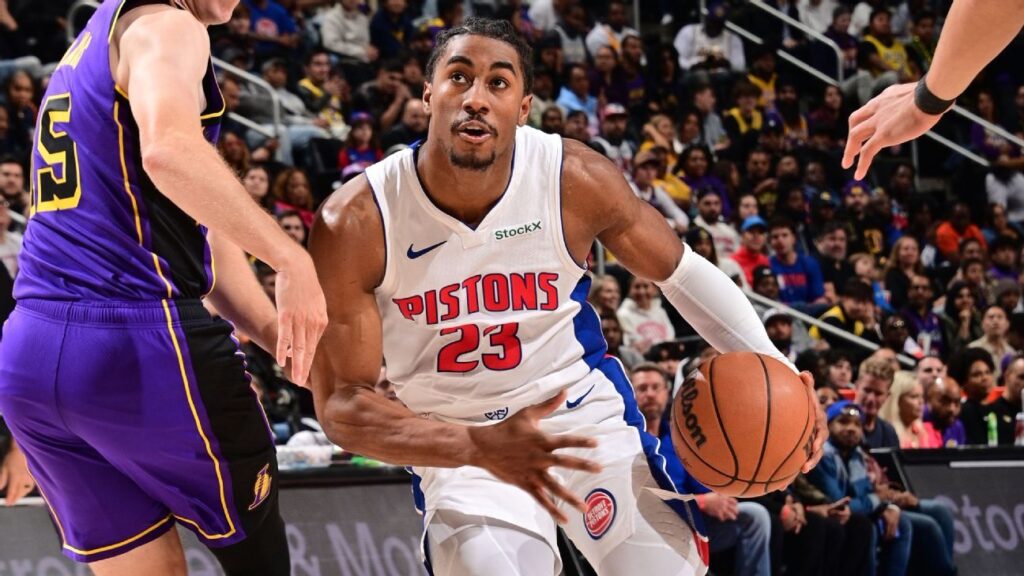 Pistons guard Jaden Ivey to miss four weeks after knee surgery