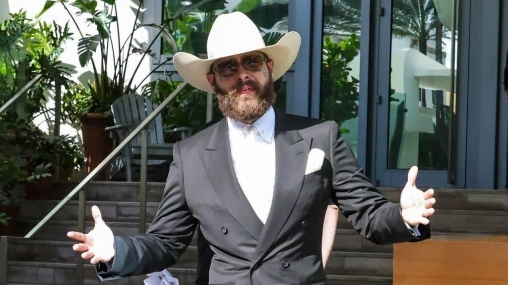 Post Malone Attended a Wedding in Cowboy Formalwear Post Malone Attended a Wedding in Cowboy Formalwear