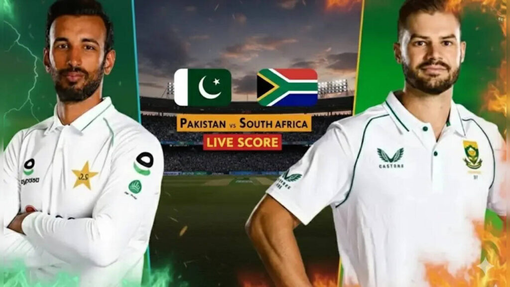 SA 185/4 (65.0) vs PAK | Pak vs SA Live Score 2nd Test 2025 Rawalpindi Watch Pakistan vs South Africa Live | PAK Banaam SA ke Aaj Match ka Live Score Match Scorecard Commentary Updates