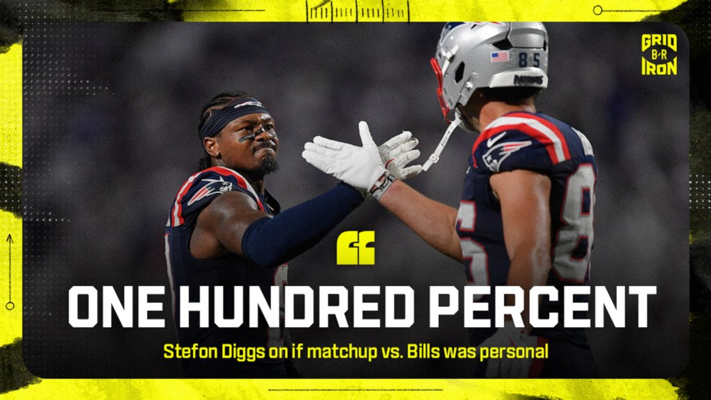 Stefon Diggs Says Patriots-Bills Was '100%' Personal, Embraces Josh Allen on Video