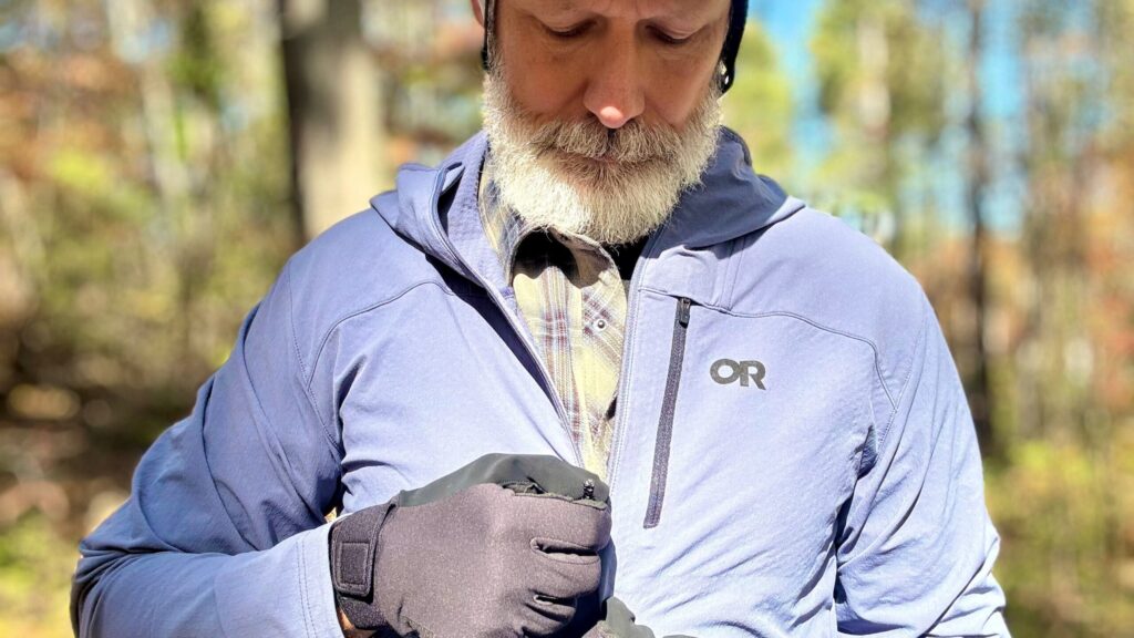 This MTB Gear Is Helping Me Stay Fit During Shoulder Season columnist graham averill testing mountain bike gear in the woods