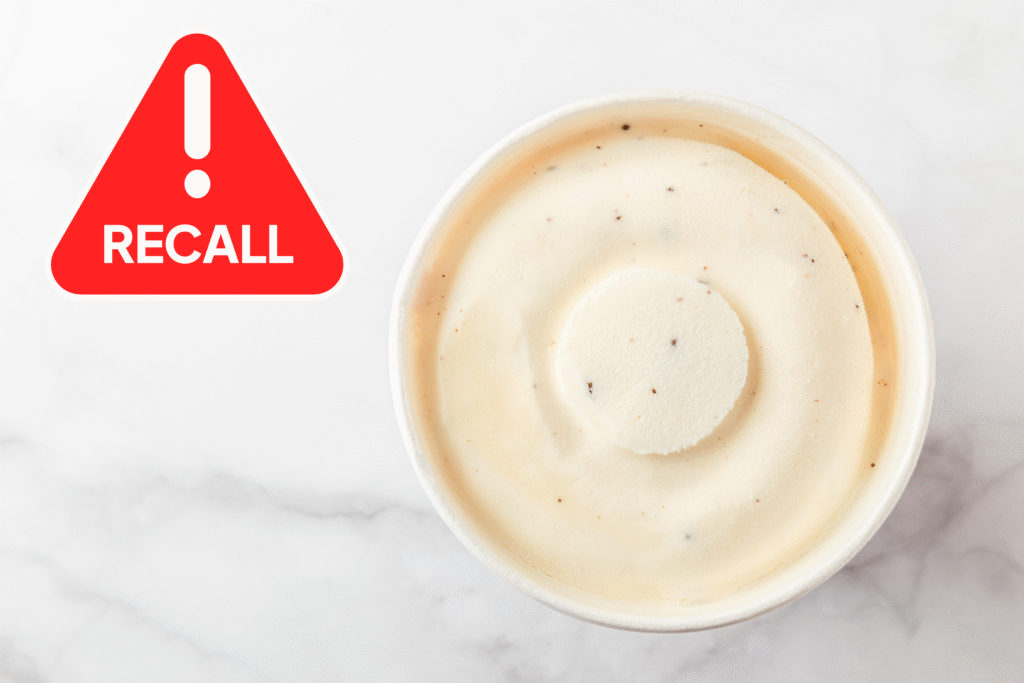 Vanilla Ice Cream Recalled Over Labeling Mix-Up