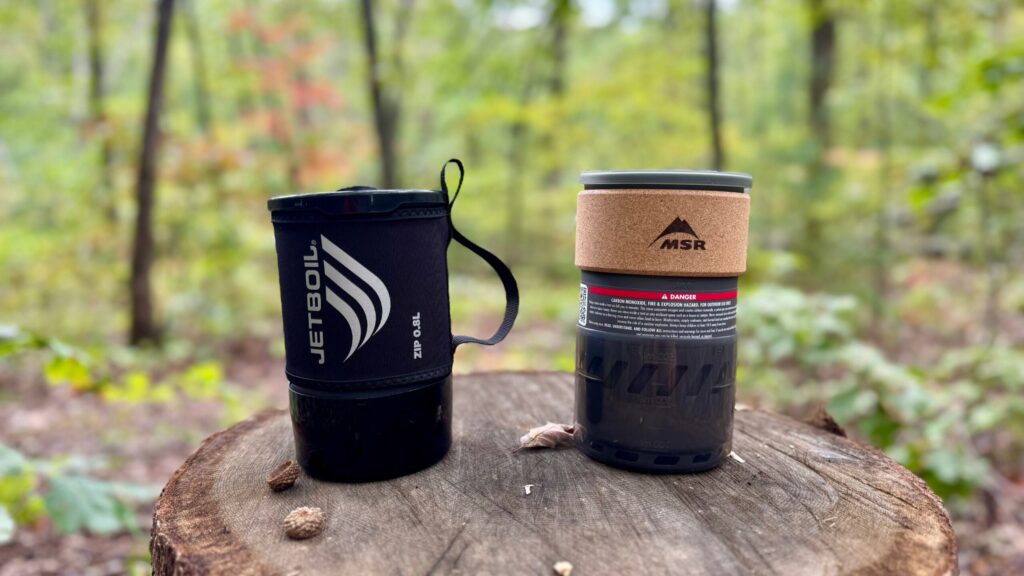 camp stoves msr vs jetboil