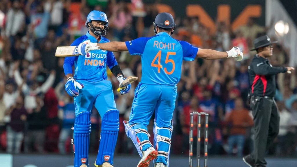Karthik noted Rohit's change of tactic with the bat since he became the team's full-time captain. (BCCI Photo)