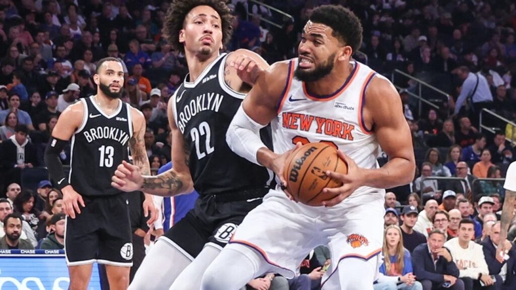 Knicks use great shooting night to throttle Nets, 134-98, in battle of boroughs