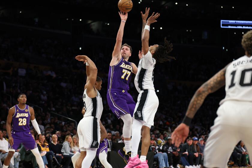 Lakers takeaways: Luka Doncic’s defense (yes, defense) helps hold off Spurs Download app from appStore