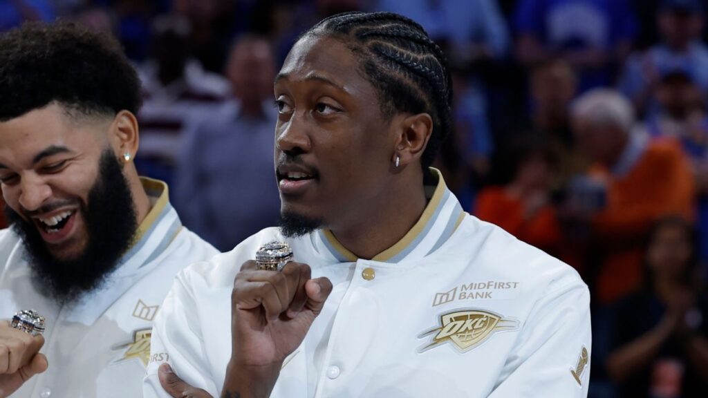 OKC's Jalen Williams (wrist) has screw removed, out 10-14 more days