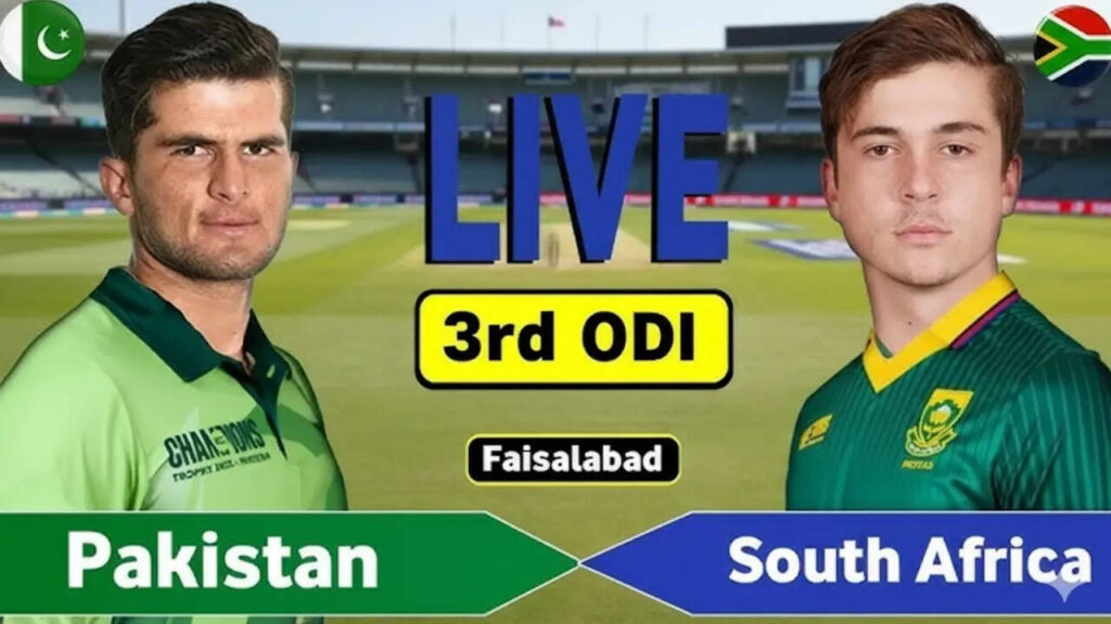 Pakistan vs South Africa Live Score 3rd ODI Watch PAK vs SA | PAK Banaam SA ke Aaj ke Match ka Live Score, Match Scorecard, Ball By Ball Commentary Updates Pakistan vs South Africa Live Score 3rd ODI Watch PAK vs SA | PAK Banaam SA ke Aaj ke Match ka Live Score, Match Scorecard, Ball By Ball Commentary Updates