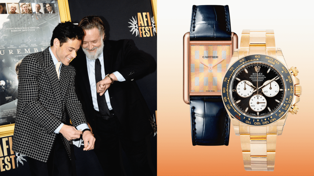 Russell Crowe and Rami Malek Compared Absurdly Sick Watches on the Red Carpet