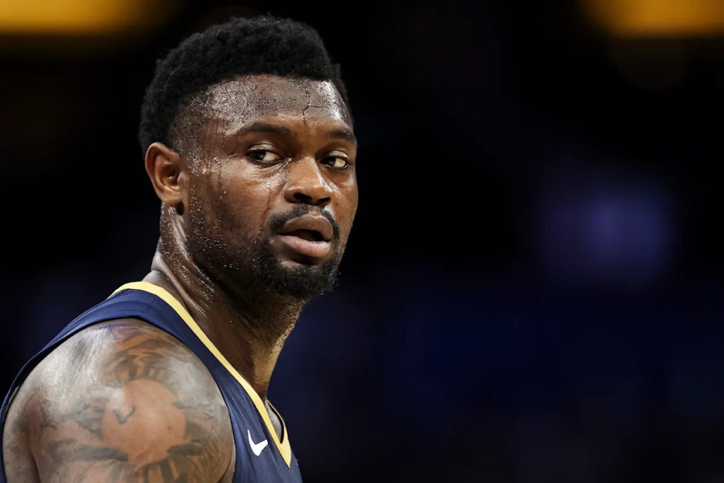 Zion Williamson has Grade 1 hamstring strain, will be re-evaluated in 7-10 days with no timeline to return Download app from appStore